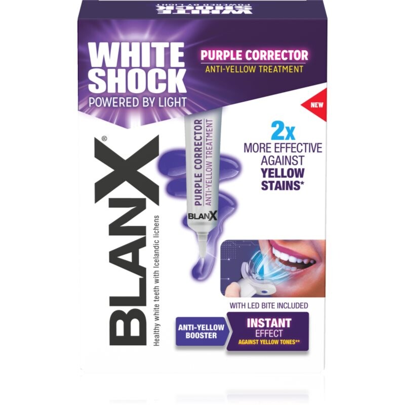 BlanX Shock Purple Treatment whitening kit for teeth