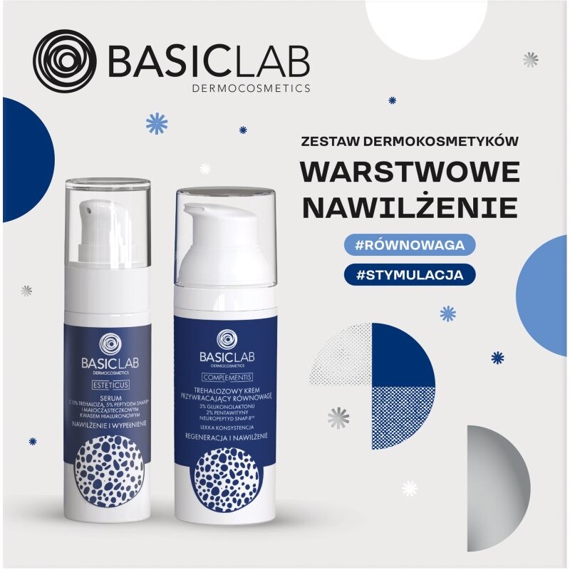 BasicLab Dermocosmetics Layered Moisturising gift set for intensive hydration