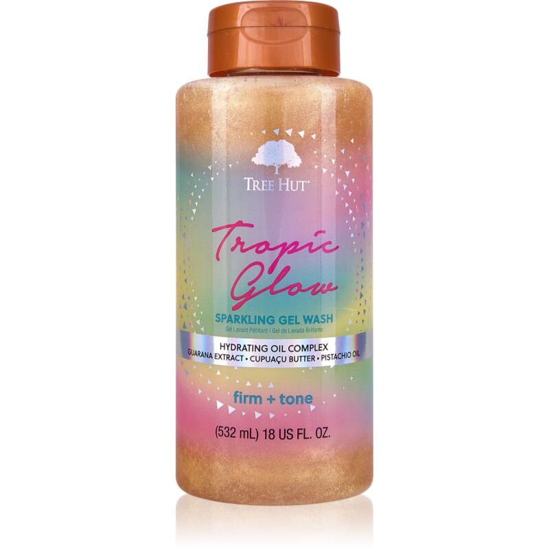 Tree Hut Tropic Glow Foaming Gel Wash moisturising shower gel for luminous shine 532 ml