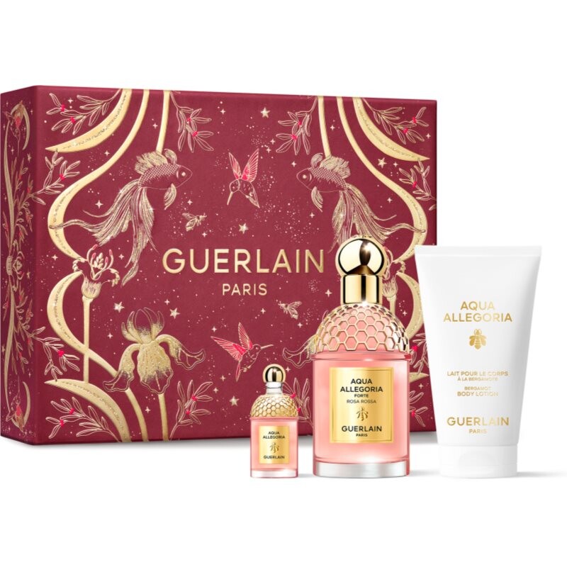 GUERLAIN Aqua Allegoria Rosa Rossa Forte gift set limited edition for women