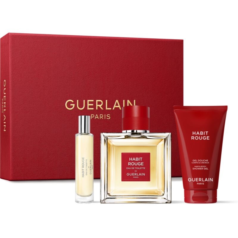 GUERLAIN Habit Rouge gift set limited edition for men