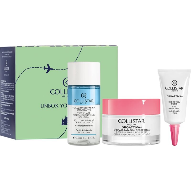 Collistar Deep Moisturizing Cream Travel Kit gift set for the face