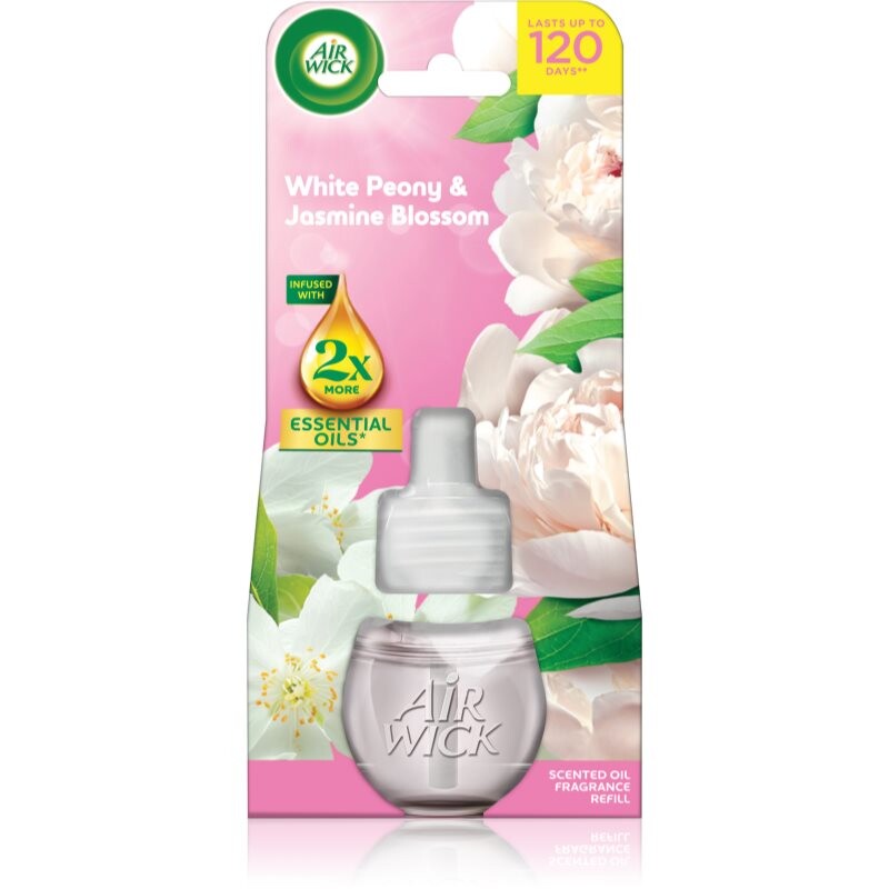 Air Wick Essential Oils White Peony & Jasmine Blossom electric diffuser refill 19 ml