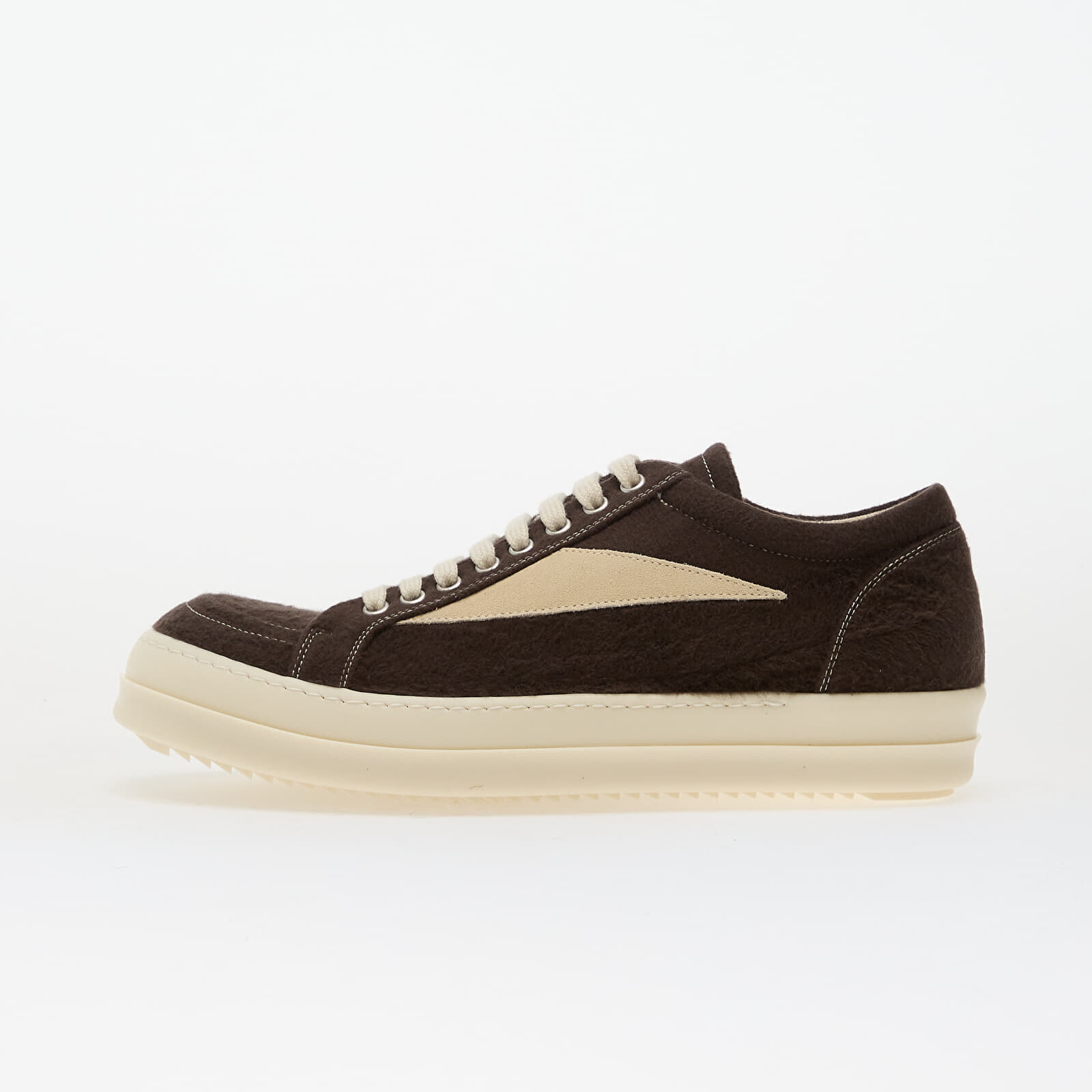 Sneakers Rick Owens Woven Shoes - Vintage Sneaks Dark Dust/ Milk/ Milk UK 44