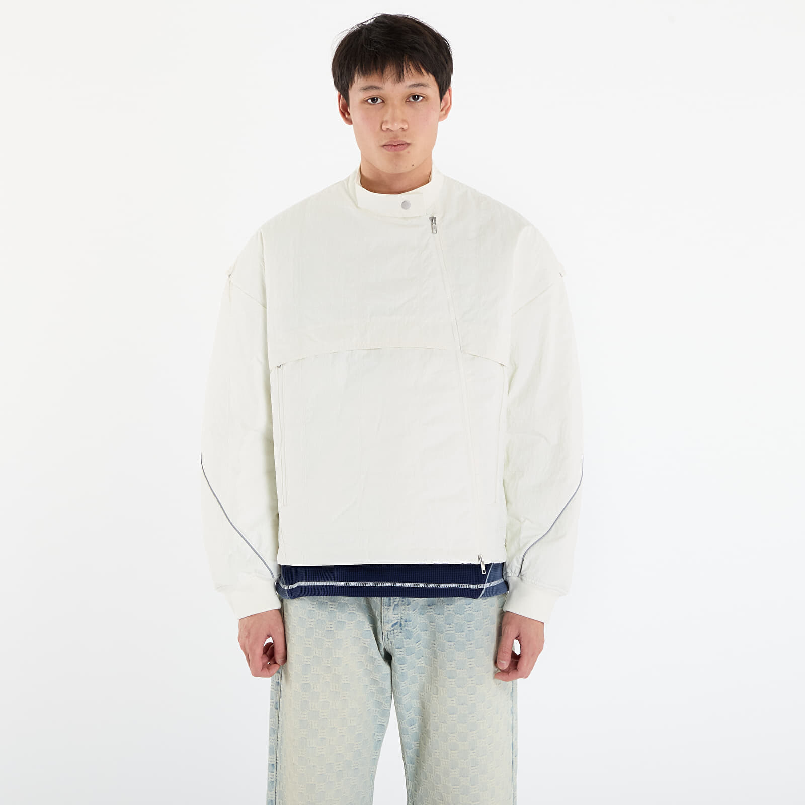 Jacket adidas Motor Ave Racer Jacket UNISEX Off White/ Black M