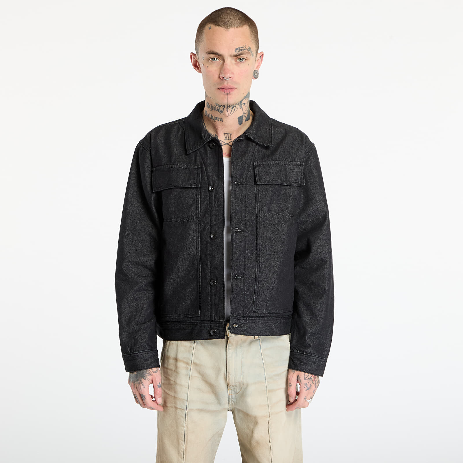 Jacket Vans LX McAvoy Lined Trucker Black Rinse XL