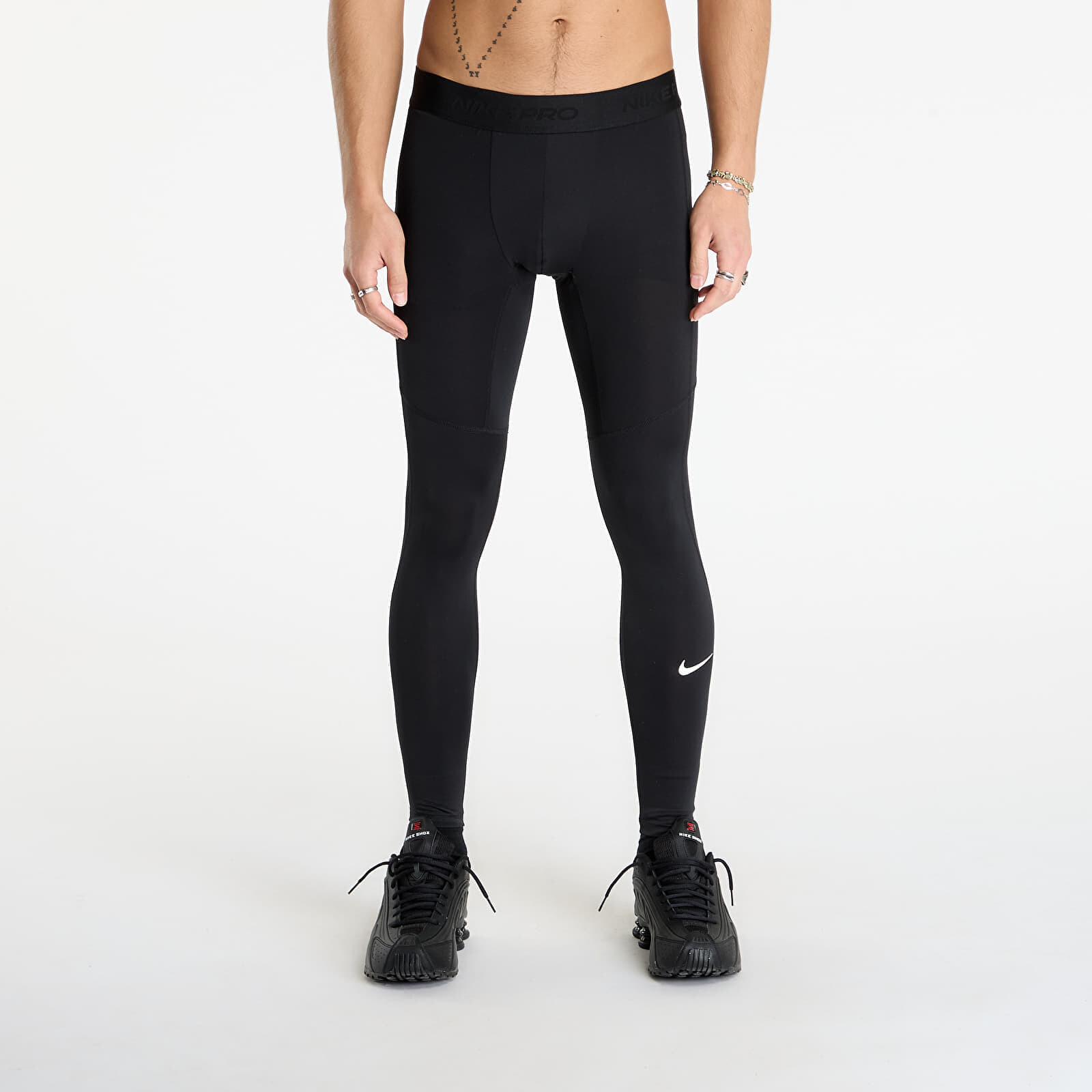 Pants Nike Pro Men's Dri-FIT Fitness Tights Black/ White L