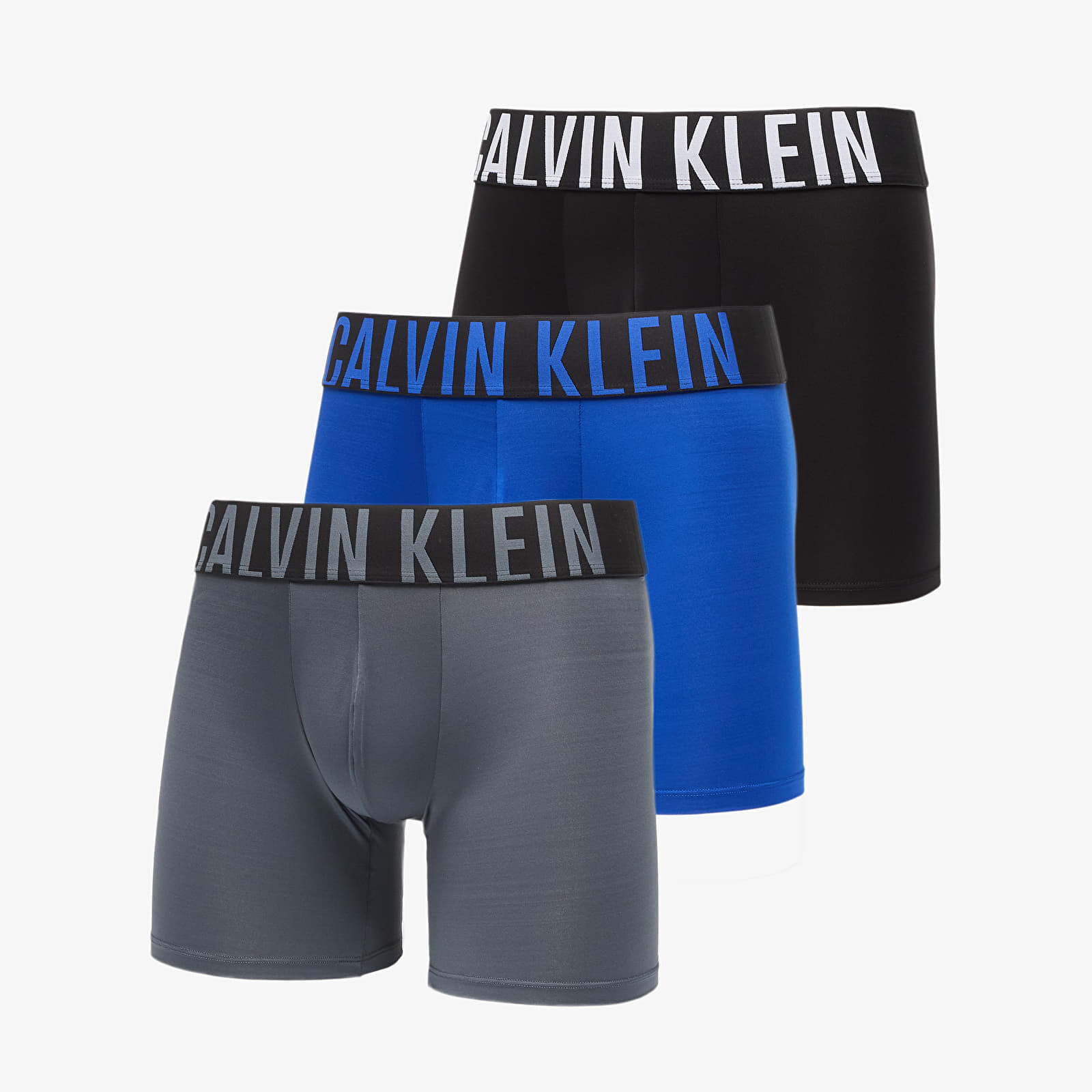 Calvin Klein Boxer Brief 3-Pack Intense Power Microfiber StretchBlue XL