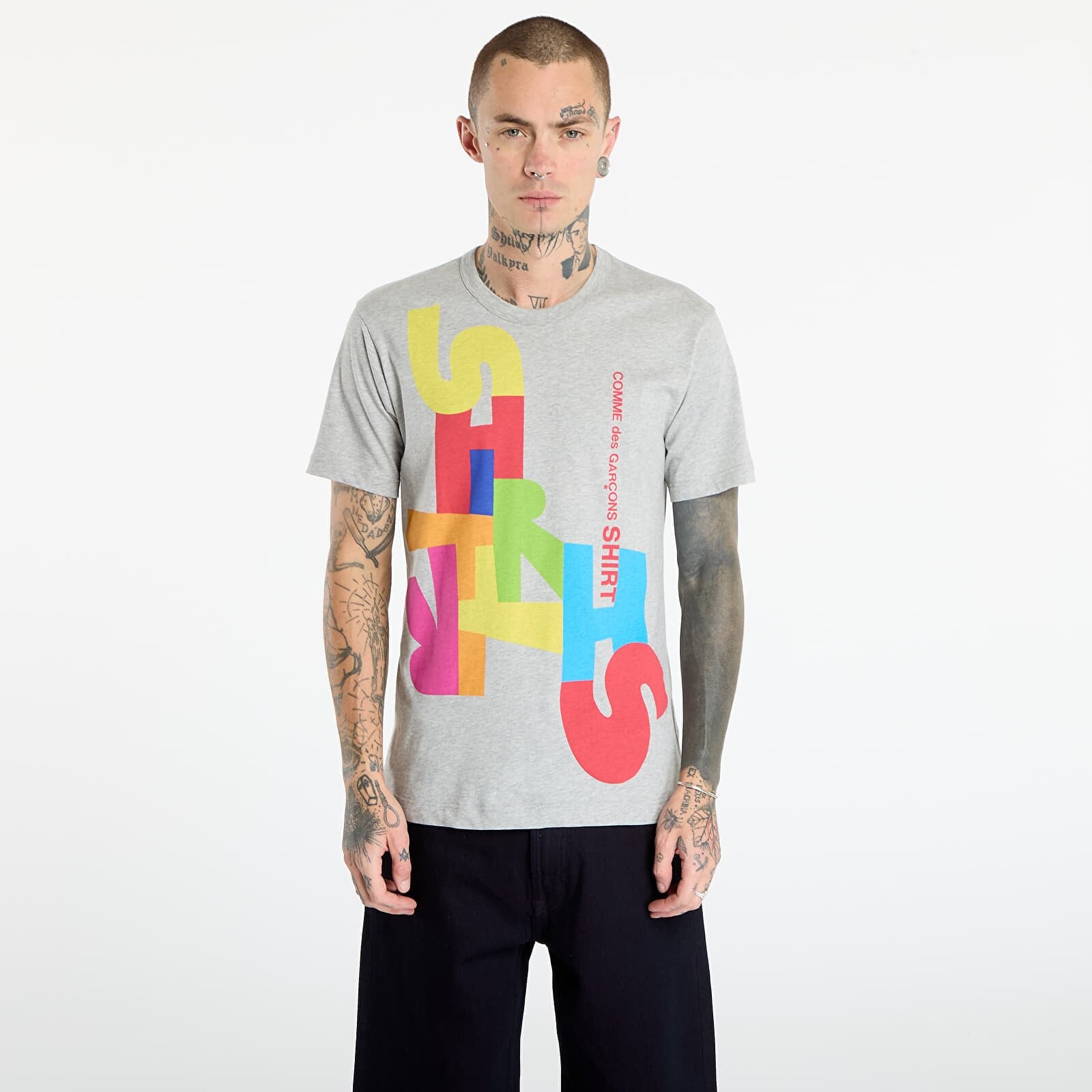 T-shirt Comme des Garçons SHIRT T-Shirt With Graphic Print Top Grey L