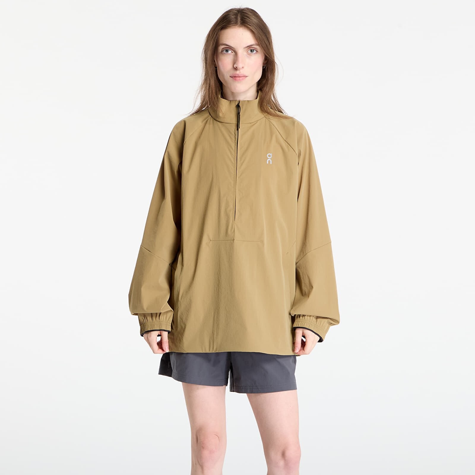 Windbreaker On All-Day 1/2 Zip Jacket Beige/ Khaki M