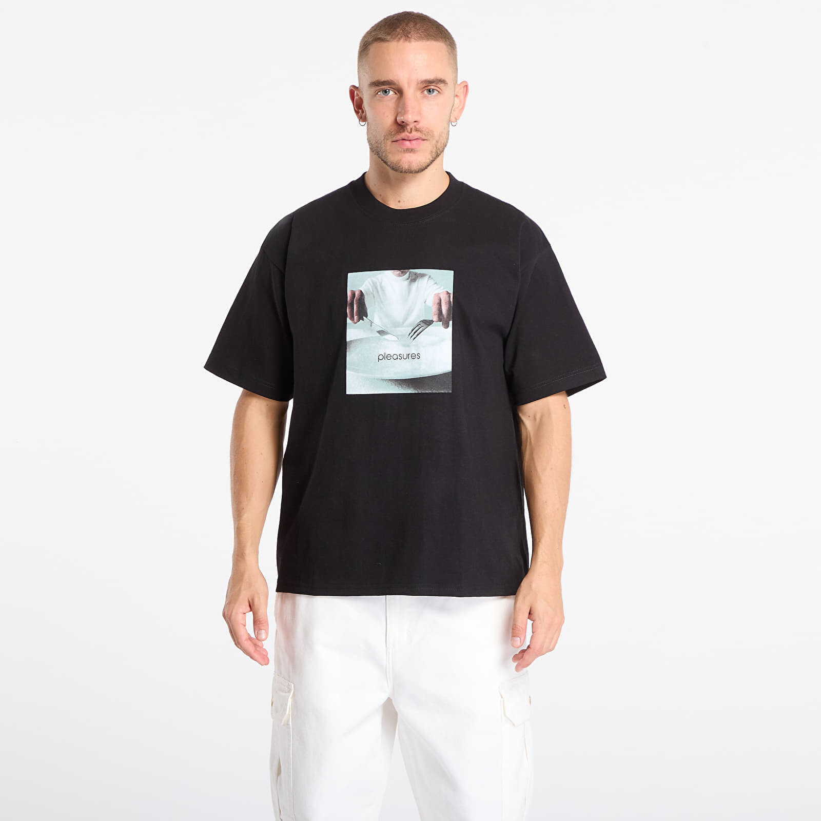 T-shirt PLEASURES Breakfast T-Shirt Black XL