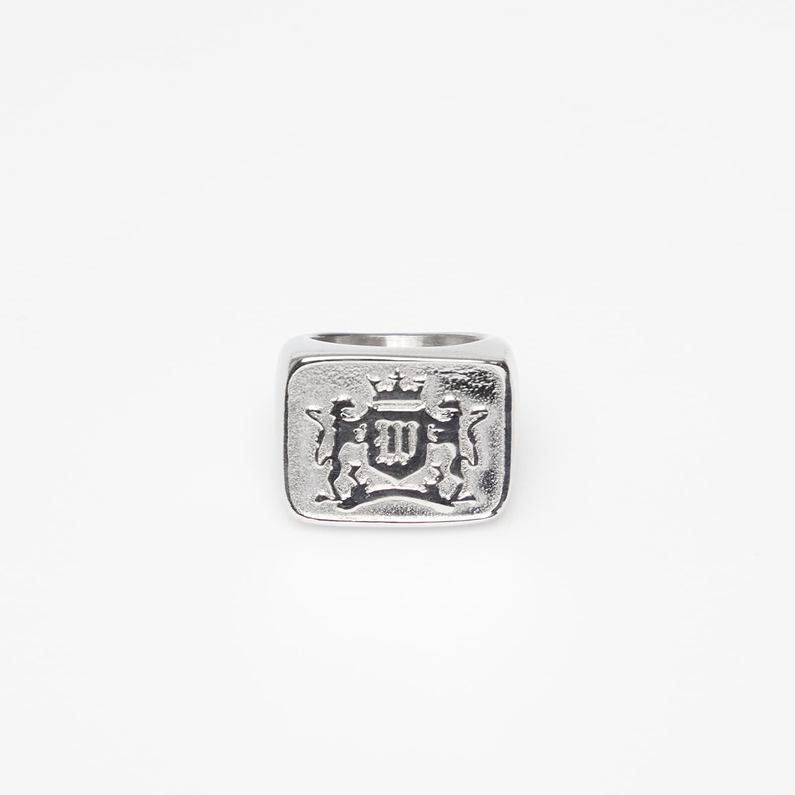 Wasted Paris U Crest Signet Ring Silver 6
