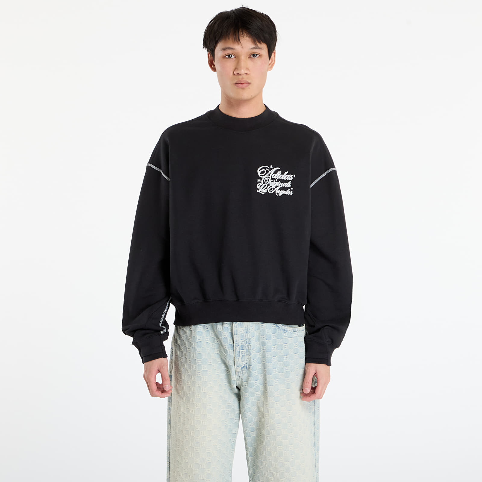 Sweatshirt adidas Santa Monica Crewneck UNISEX Black M