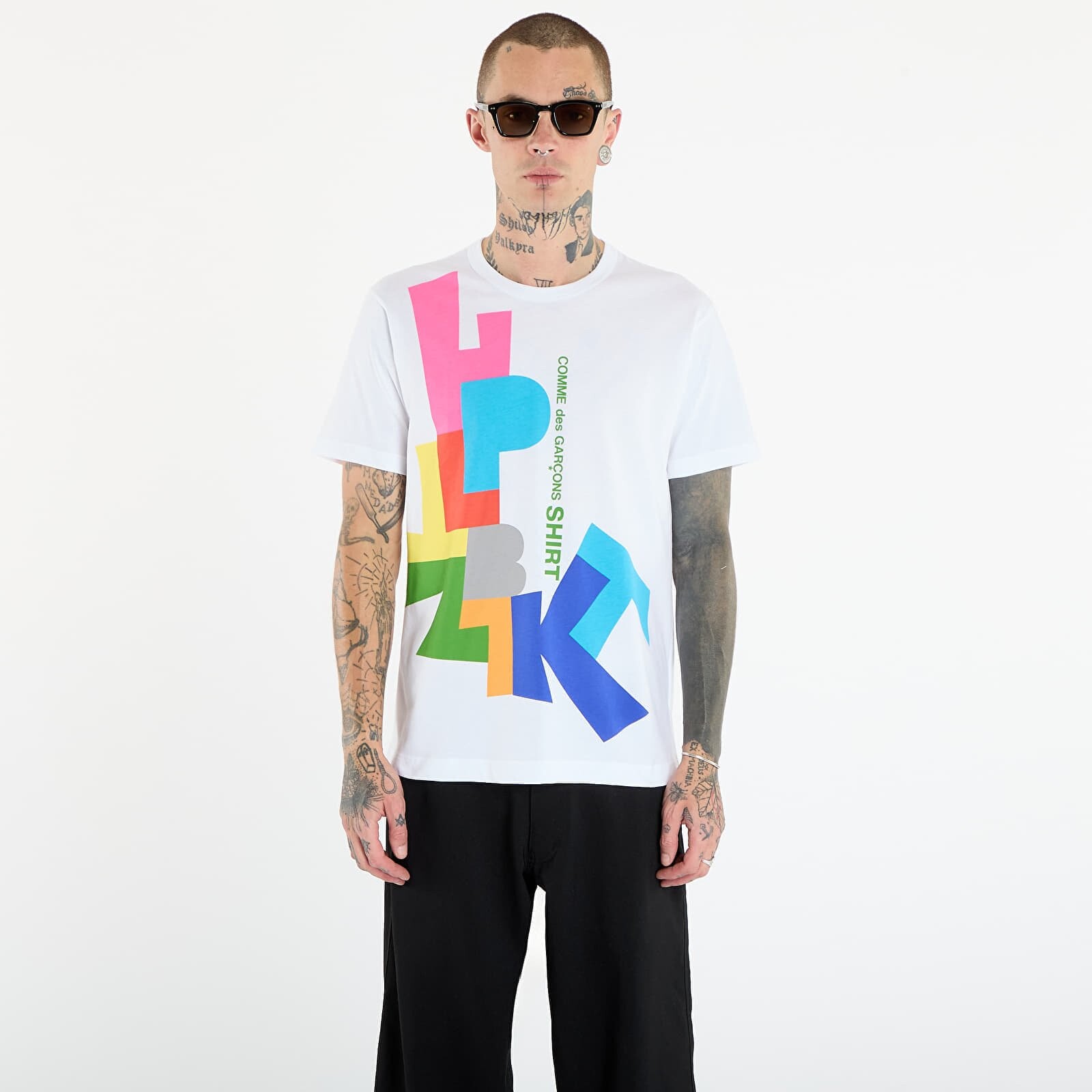 T-shirt Comme des Garçons SHIRT T-Shirt With Graphic Print White M