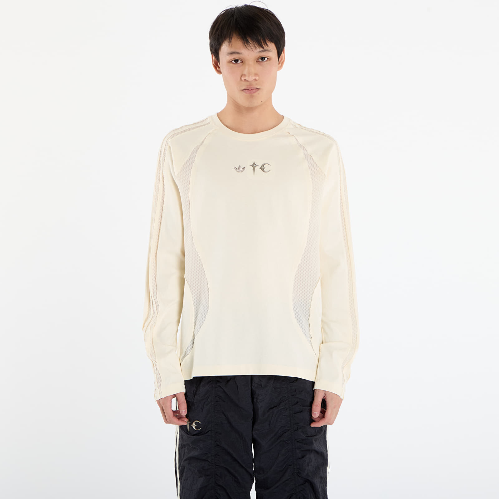 T-shirt adidas x Thug Club Teamgeist T-Shirt Ls Cream White/ Silver Met. L