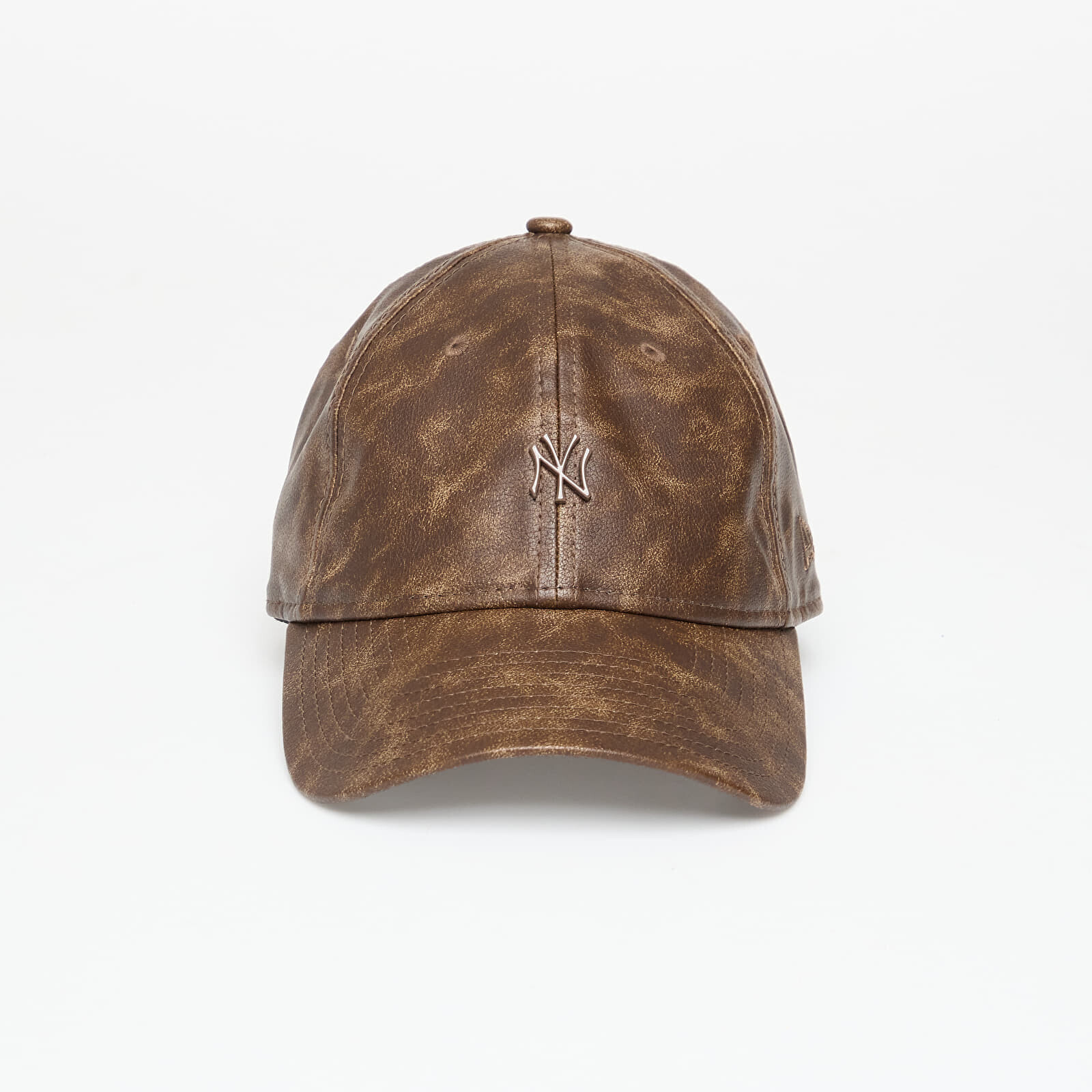 Cap New Era New York Yankees Womens MLB Worn PU 9TWENTY Adjustable Cap Dark Brown Universal