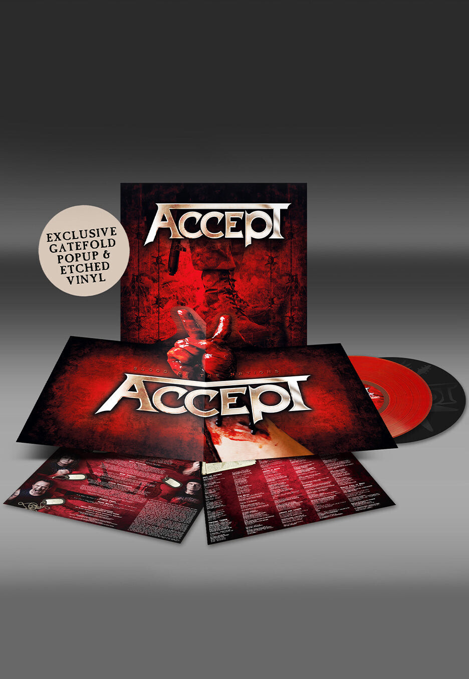 Accept - Blood Of The Nations Ltd. Red - Colored 2 PopUp Vinyl