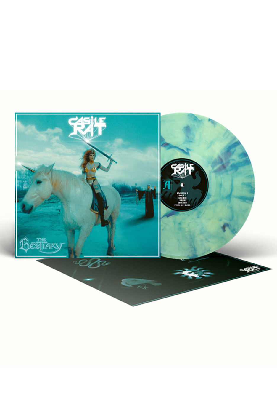 Castle Rat - The Bestiary Ltd. Sea Green + Blue Swirl - Marbled Vinyl