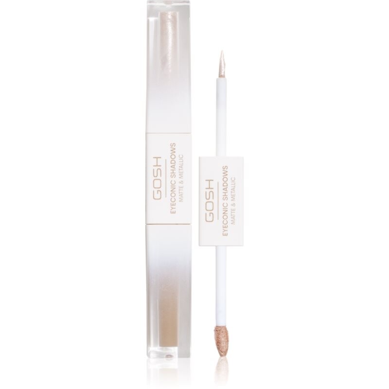 Gosh Eyeconic Shadows liquid eyeshadow 2-in-1 shade 001 Basic B 1.5 ml