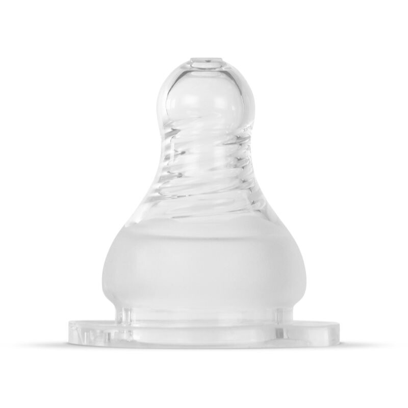 Baboo Liquid Silicone Teat Fast Flow baby bottle teat Narrow Neck 6m+ 2 pc