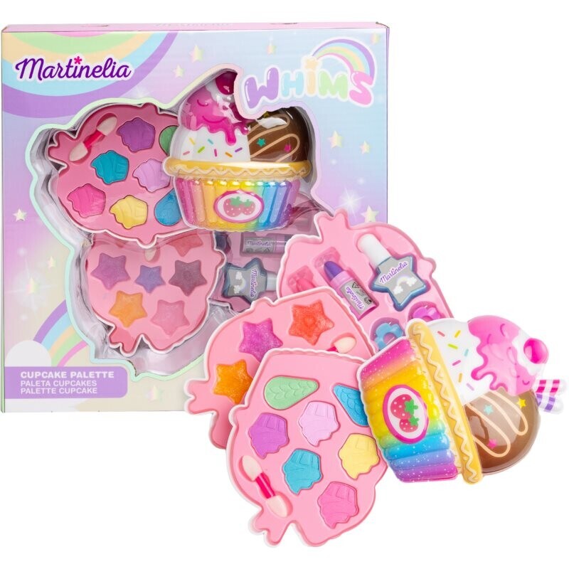 Martinelia Whims Cupcake Palette makeup palette for the eyes and lips for children