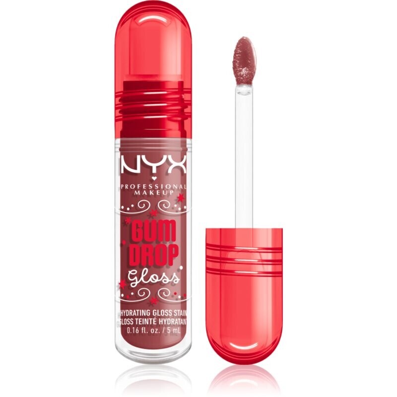 NYX Professional Makeup Gingerbaddie Land Gum Drop lip gloss shade 01 Hydra Honey 1 pc