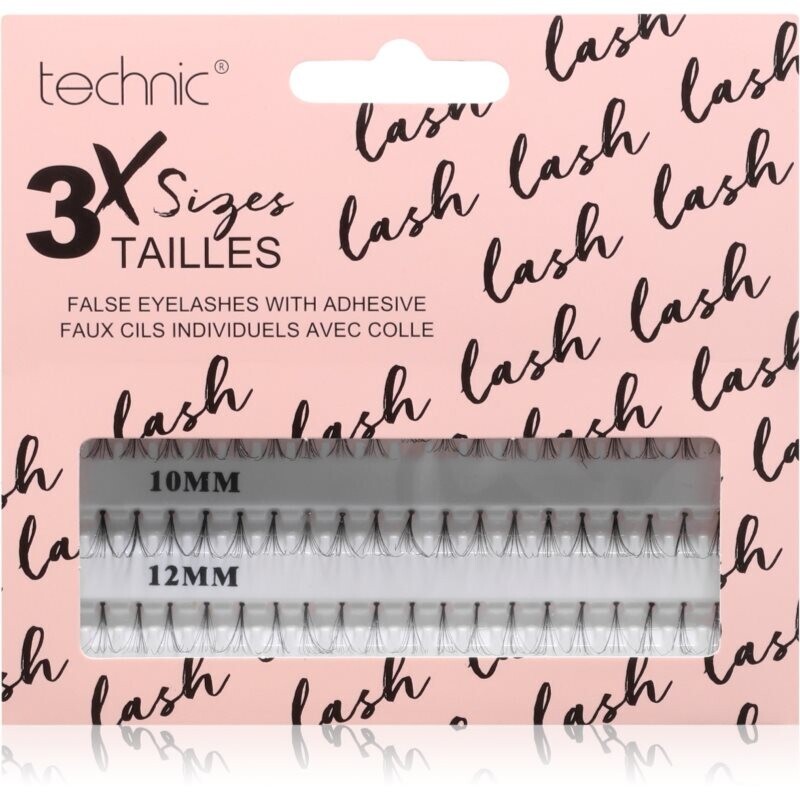 Technic Cosmetics Individual False Eyelashes stick-on cluster lashes 60 pc