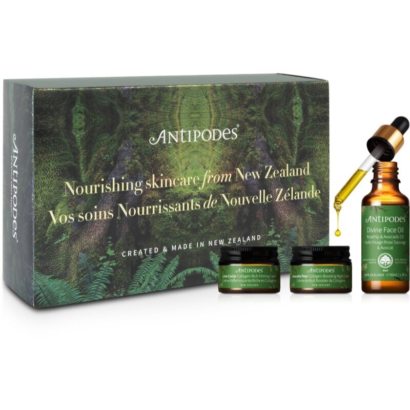 Antipodes Christmas Set Nourishing Skincare Christmas gift set with nourishing effect