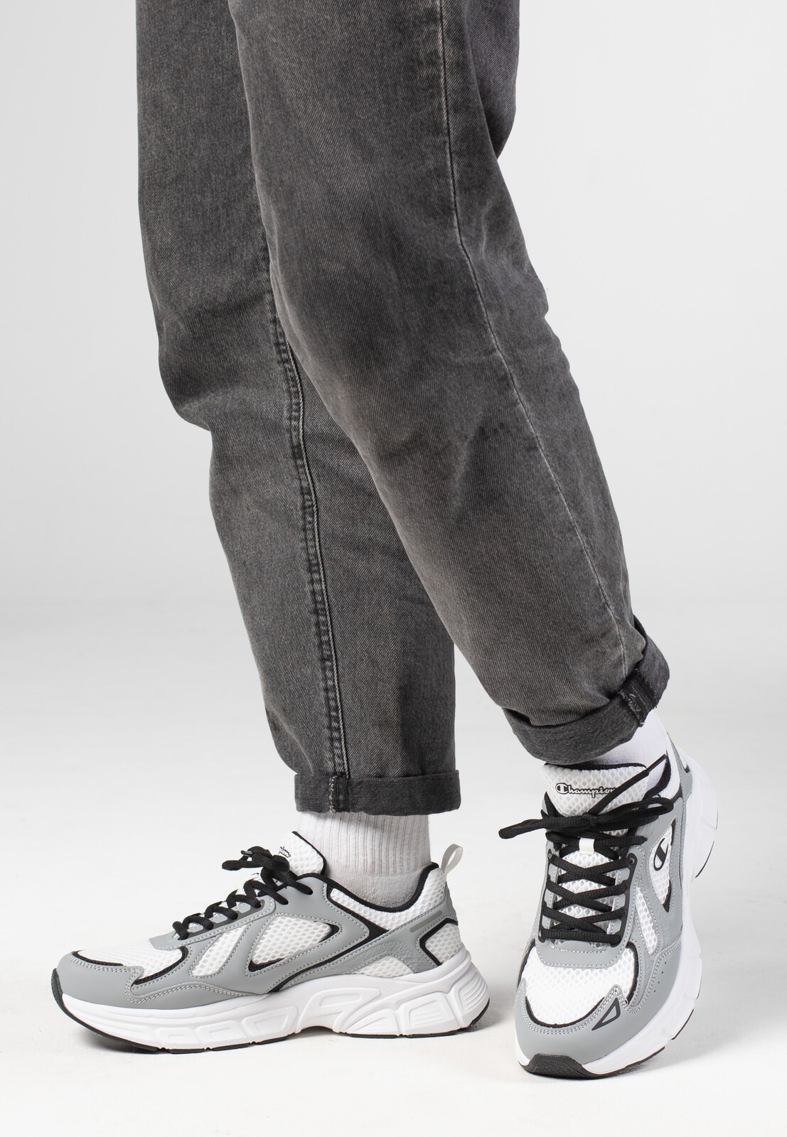 Champion - RT25 Mesh Low Cut WHT/GREY/NBK - Shoes