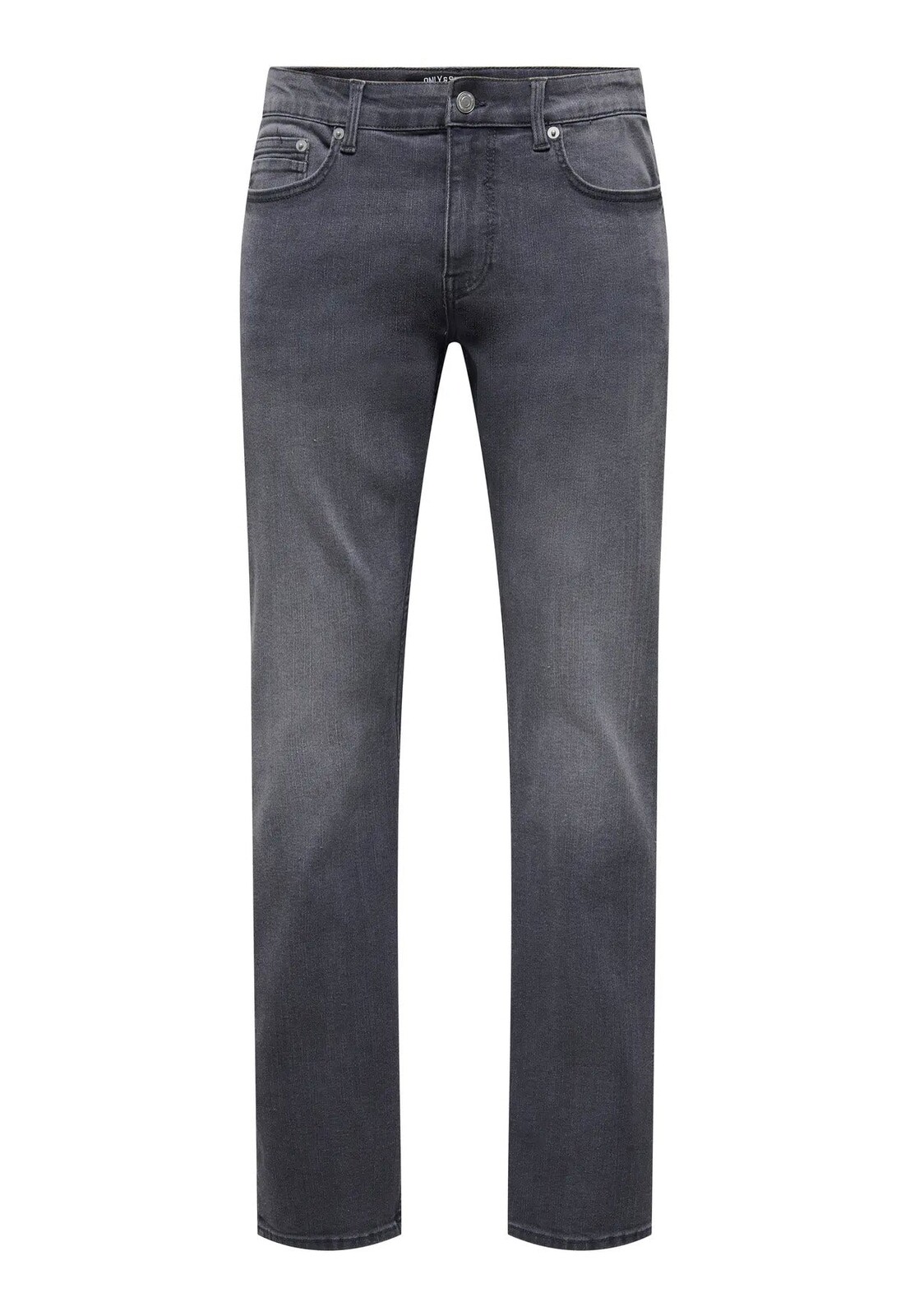 Only & Sons - Weft Reg Dark Grey Denim - Jeans - grey - W29 / L32 - Denim