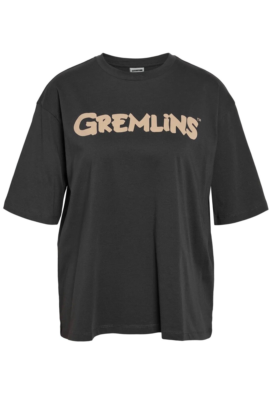 Noisy May - Karla Halloween Obsidian - T-Shirt - grey - L - 100% Organic Cotton,Jersey