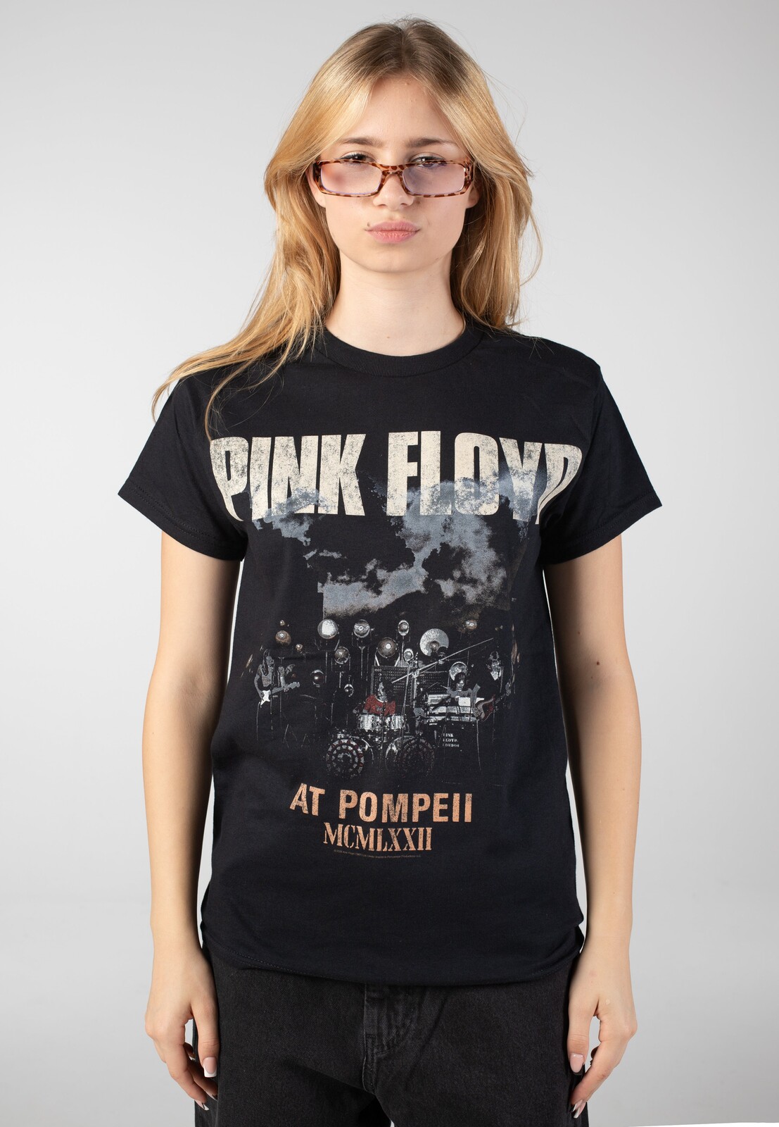 Pink Floyd - Pompeii Live Photo - T-Shirt - black - L - Jersey