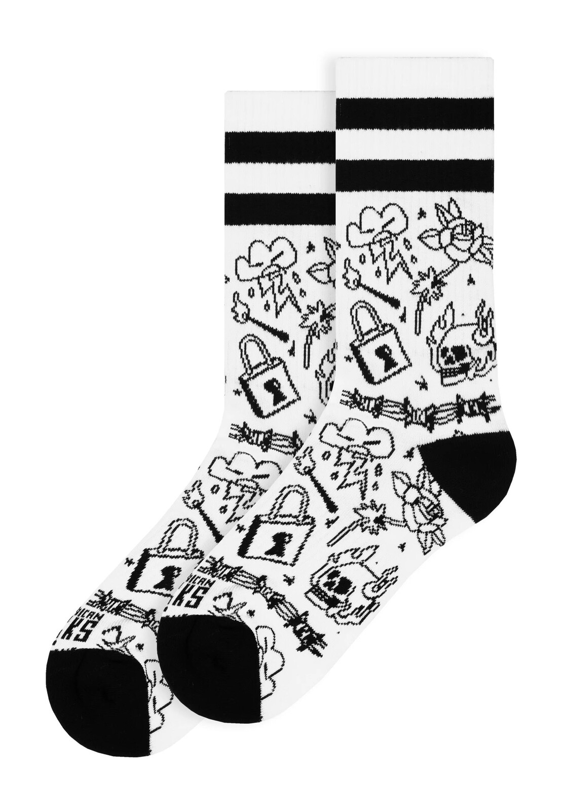American Socks - Burning Rage Mid High - Socks
