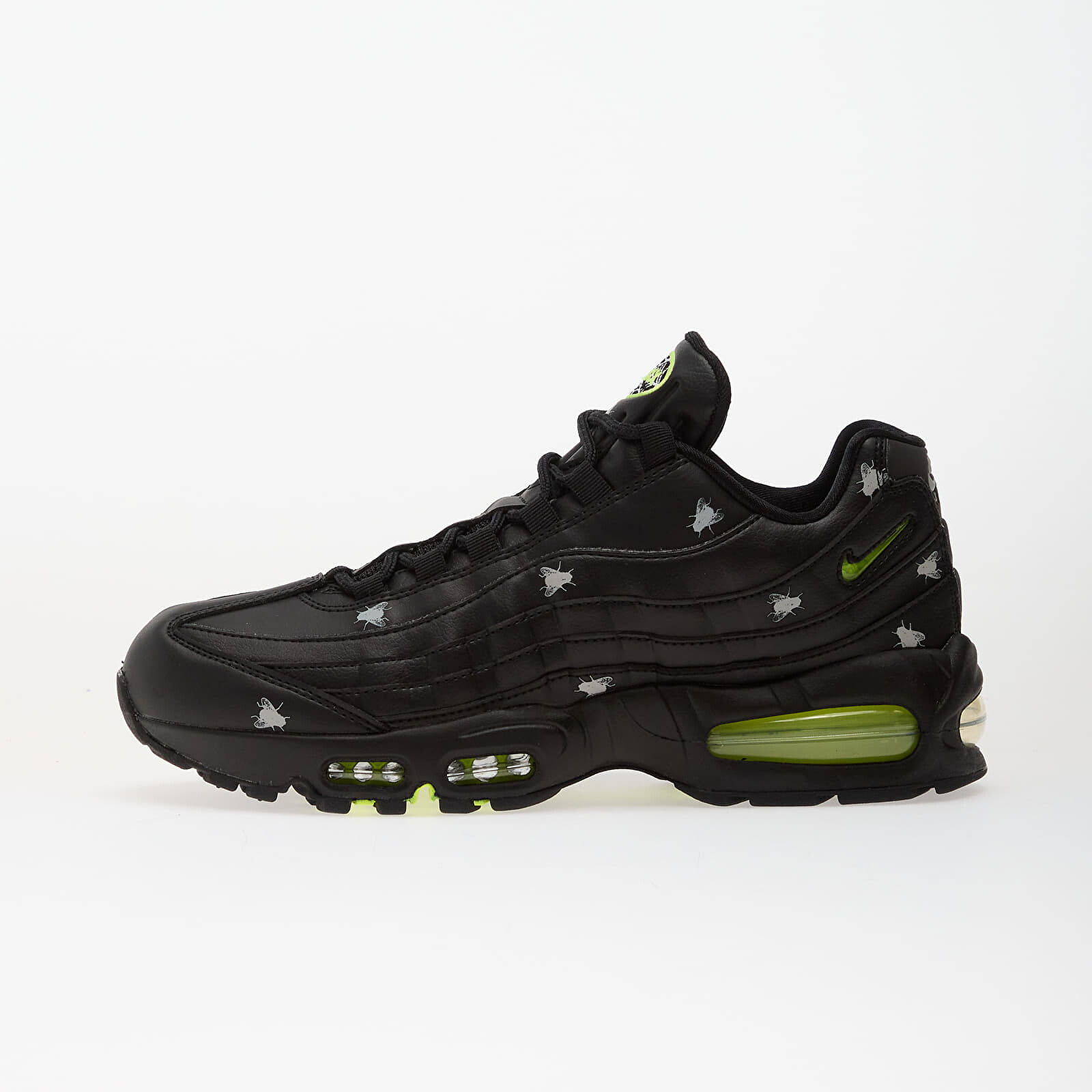Sneakers Nike Air Max 95 Premium Black/ Neon Yellow-Black-Mtlc Dark Grey UK 10.5