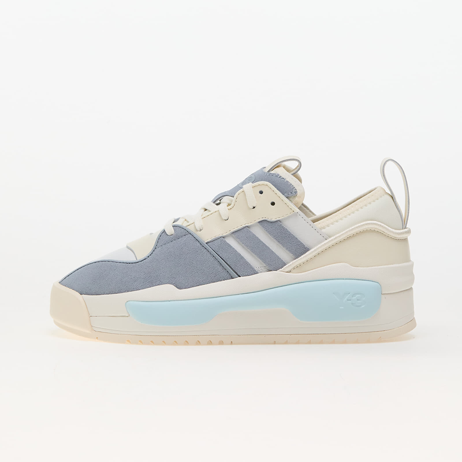 Sneakers Y-3 Rivalry Off White/ Light Grey/ Ice Blue UK 9