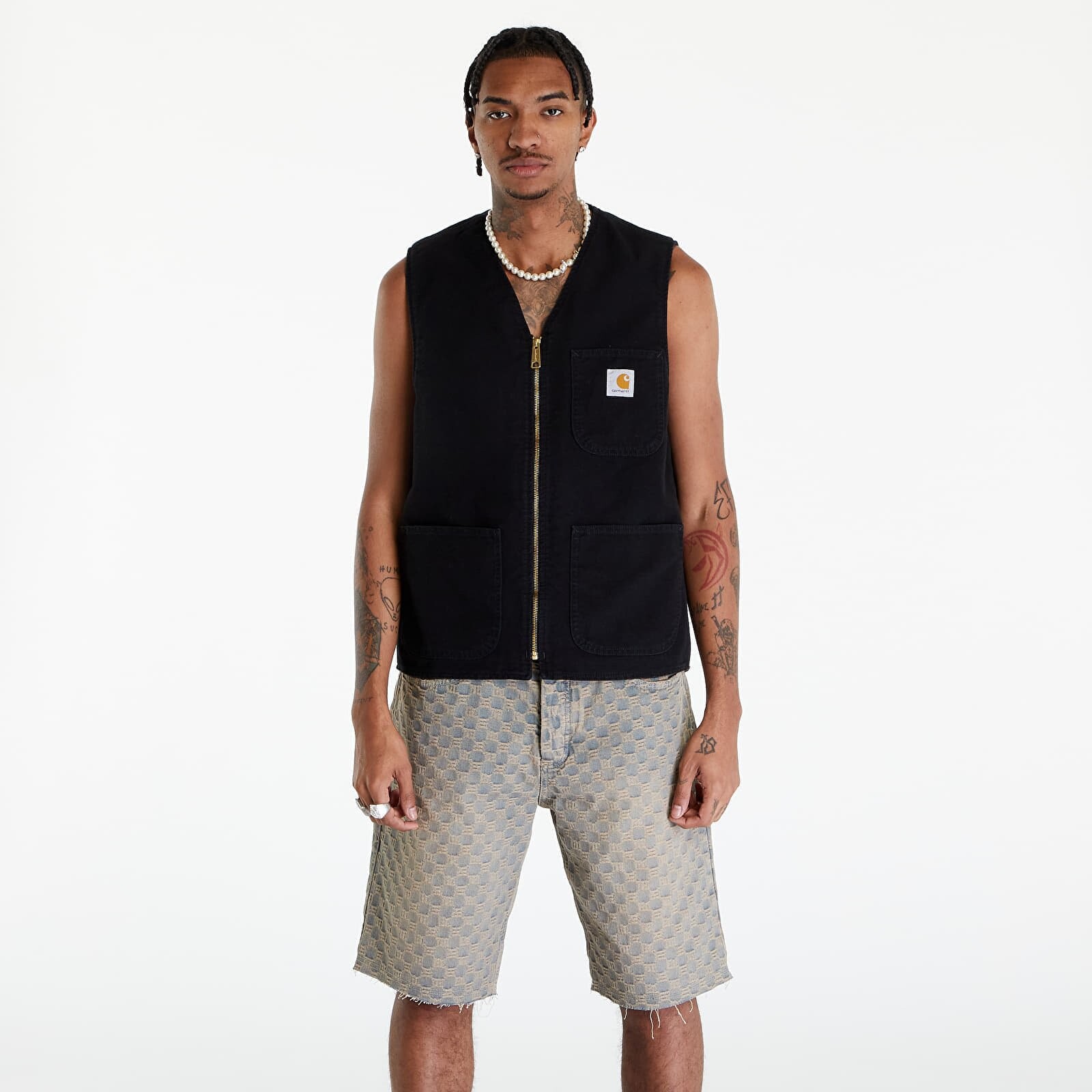 Vest Carhartt WIP Arbor Vest UNISEX Black Aged Canvas M