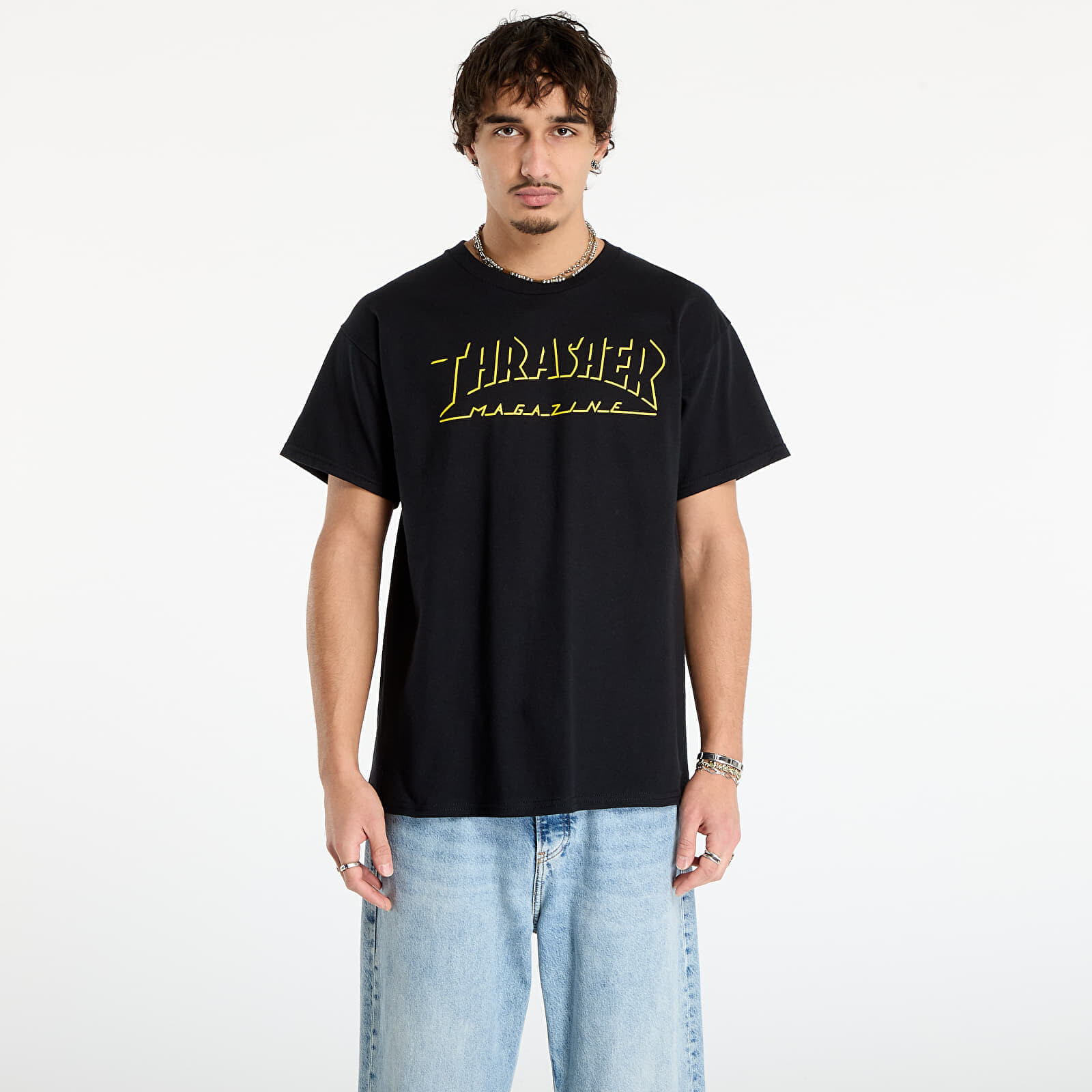 T-shirt Thrasher Shadow Mag Logo T-Shirt Black L