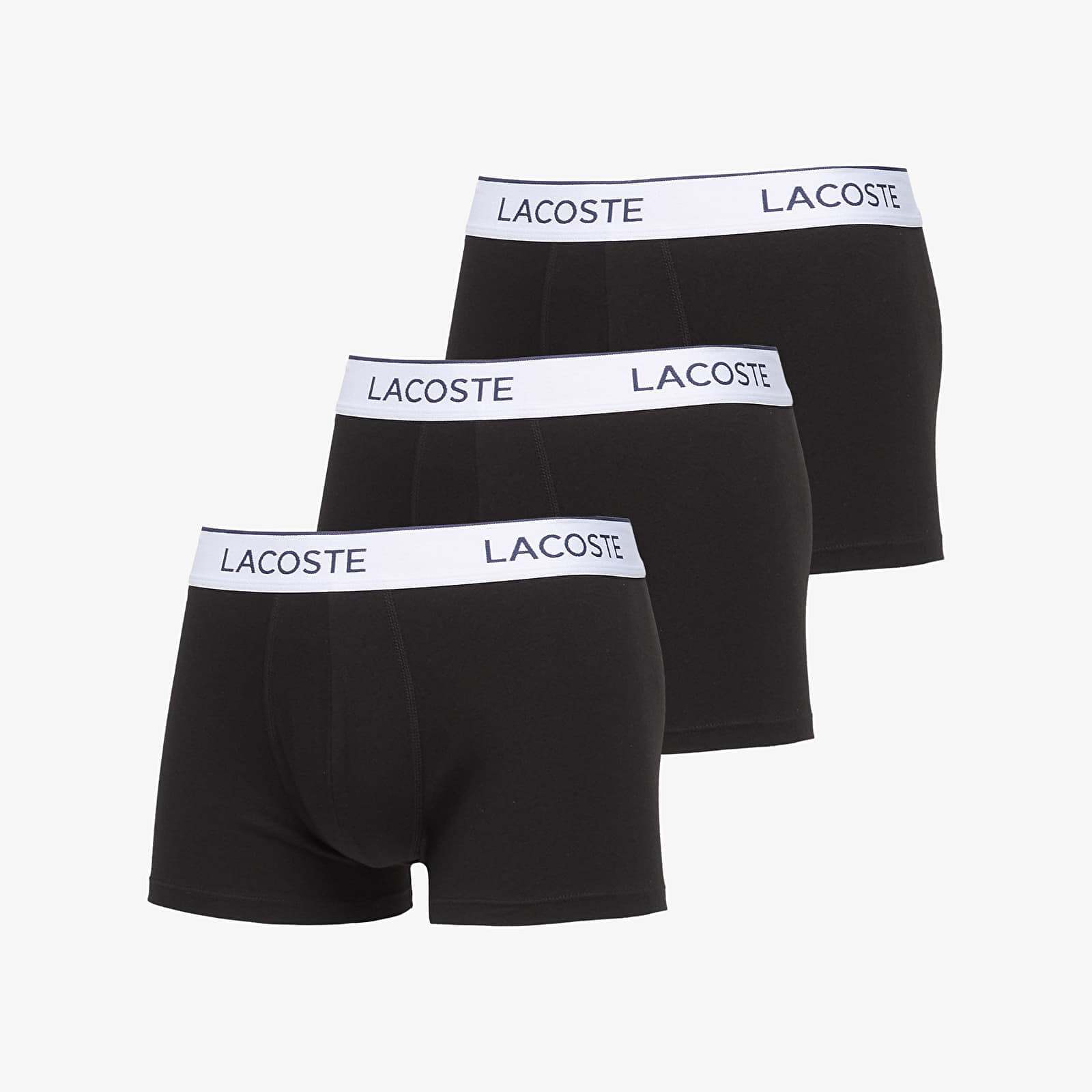 LACOSTE Trunks Underwear 3-Pack Black M