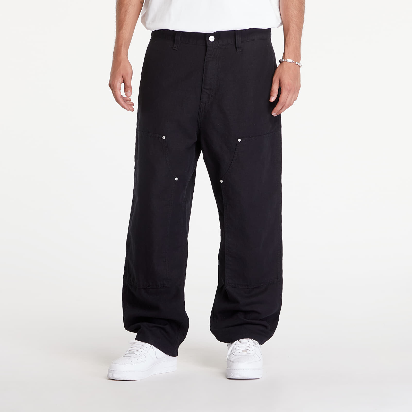 Pants Carhartt WIP Walter Double Knee Pant Black Rinsed M