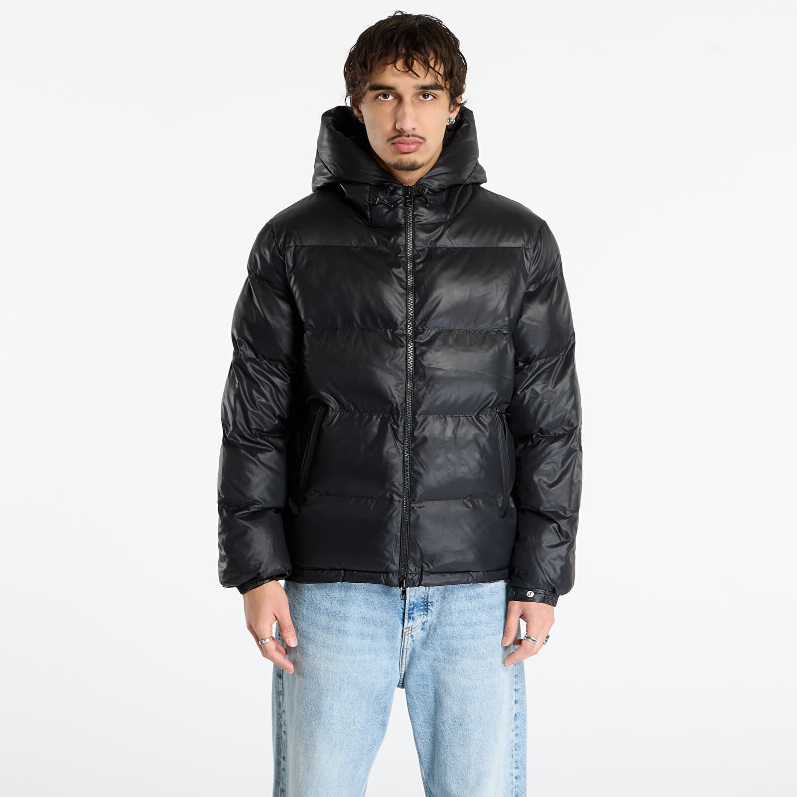 Jacket Patta Quilted Script Logo Puffer Jacket UNISEX Black M