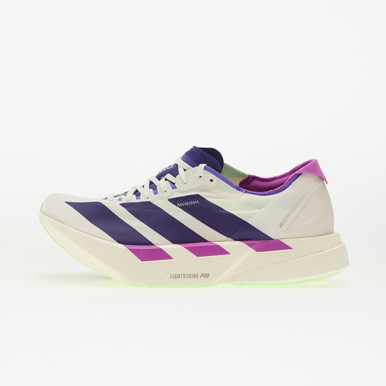 Sneakers adidas Adizero Adios Pro 4 M Core White/ Collegiate Purple/ Lime Burst UK 8.5
