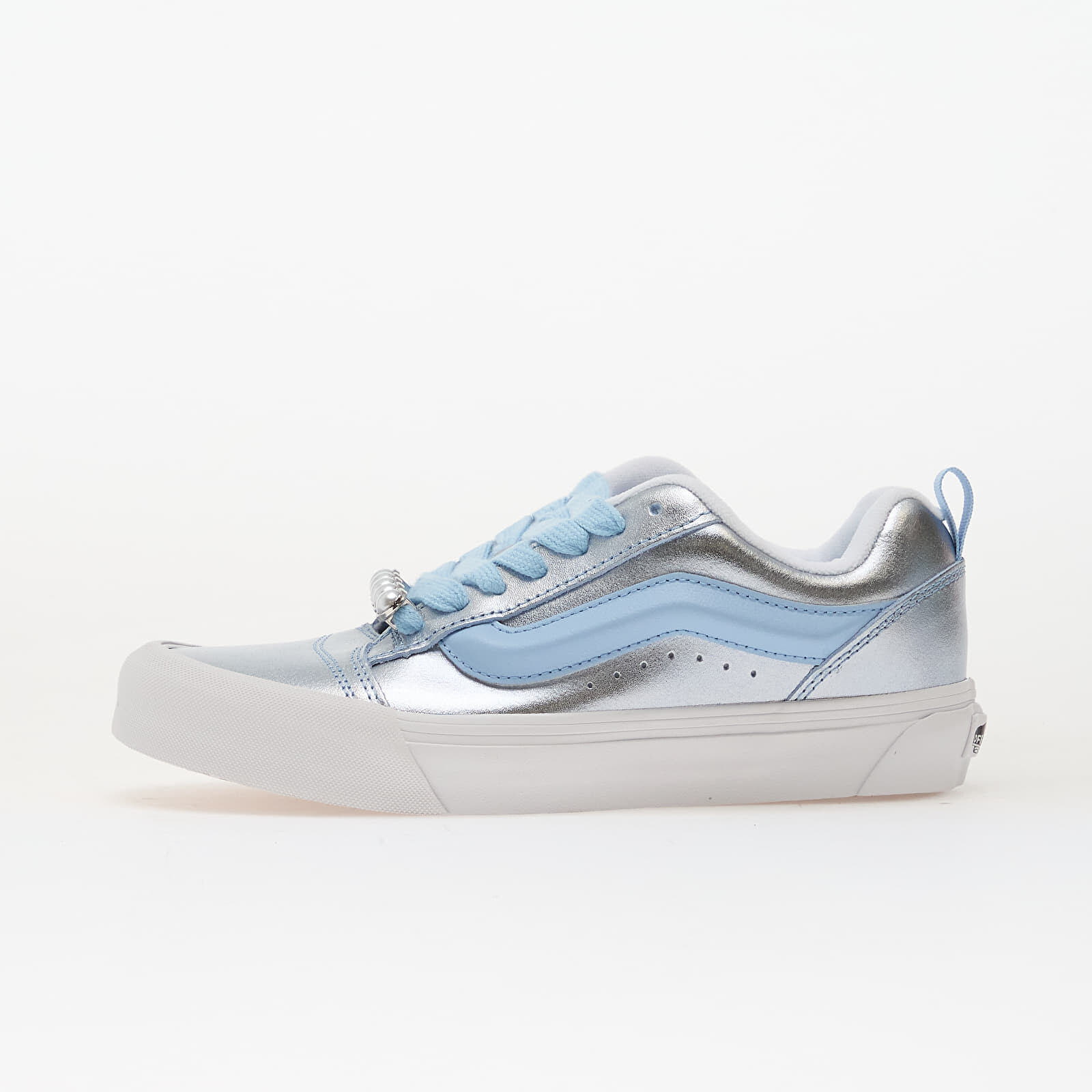Sneakers Vans Knu Skool Metallic Leather Cloud Blue UK 7