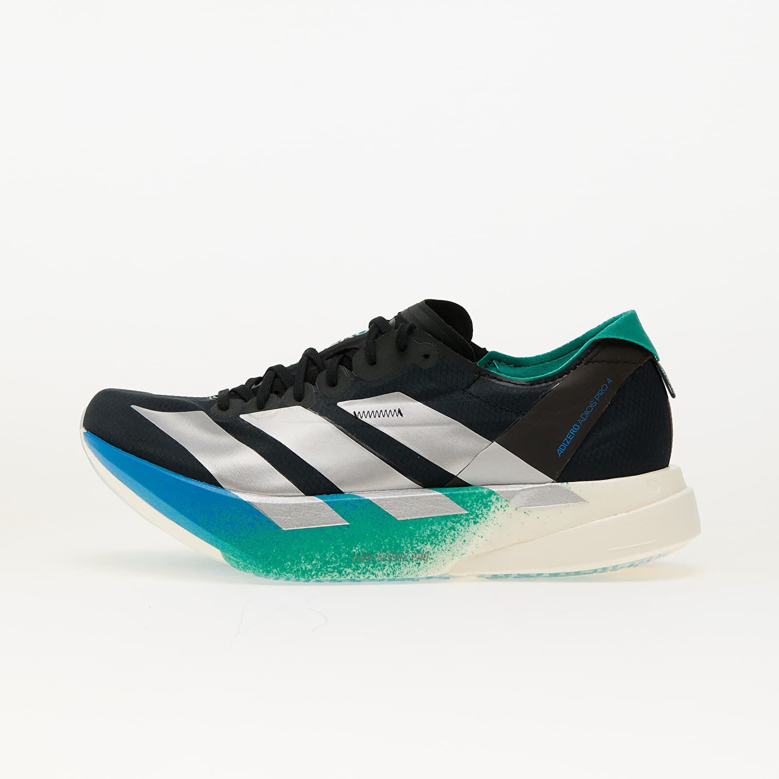 Sneakers adidas Adizero Adios Pro 4 M Core Black/ Matte Silver/ Glory Green UK 12.5