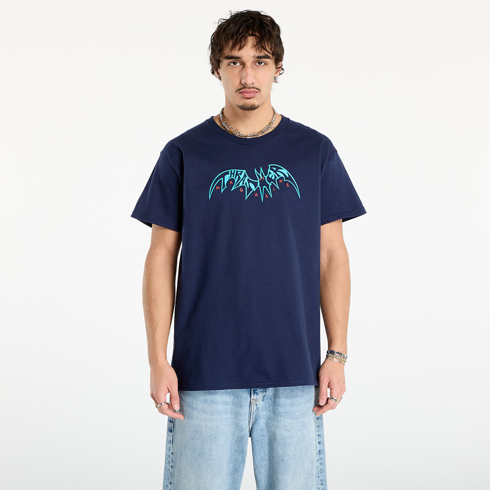 T-shirt Thrasher Sky Ray by Neckface T-Shirt Navy S