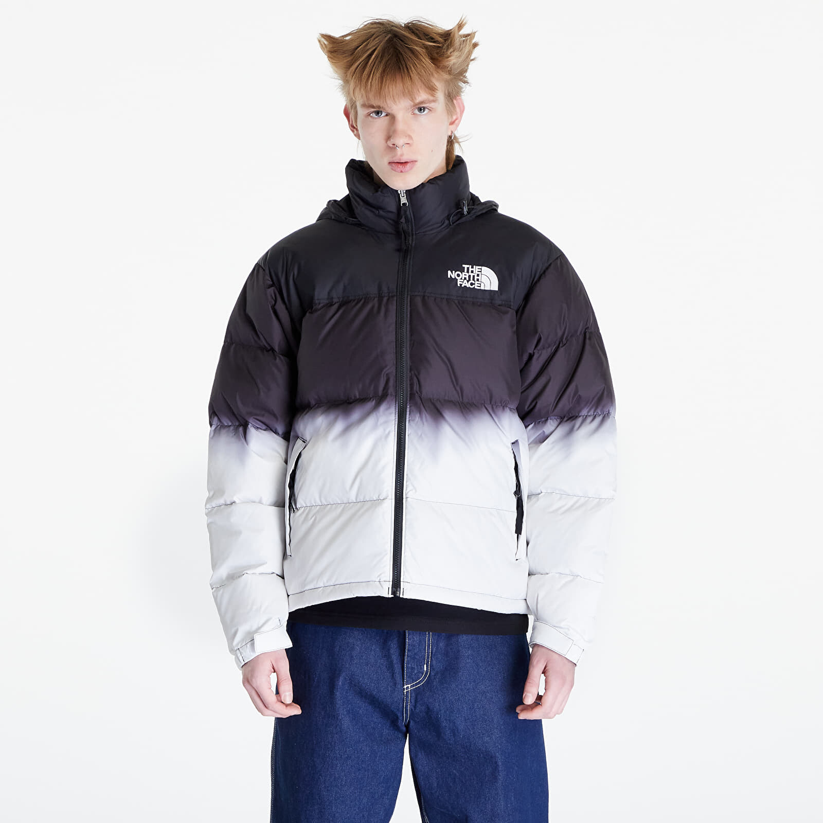 Jacket The North Face 96 Nuptse Dip Dye Jacket TNF Black Dip Dye S