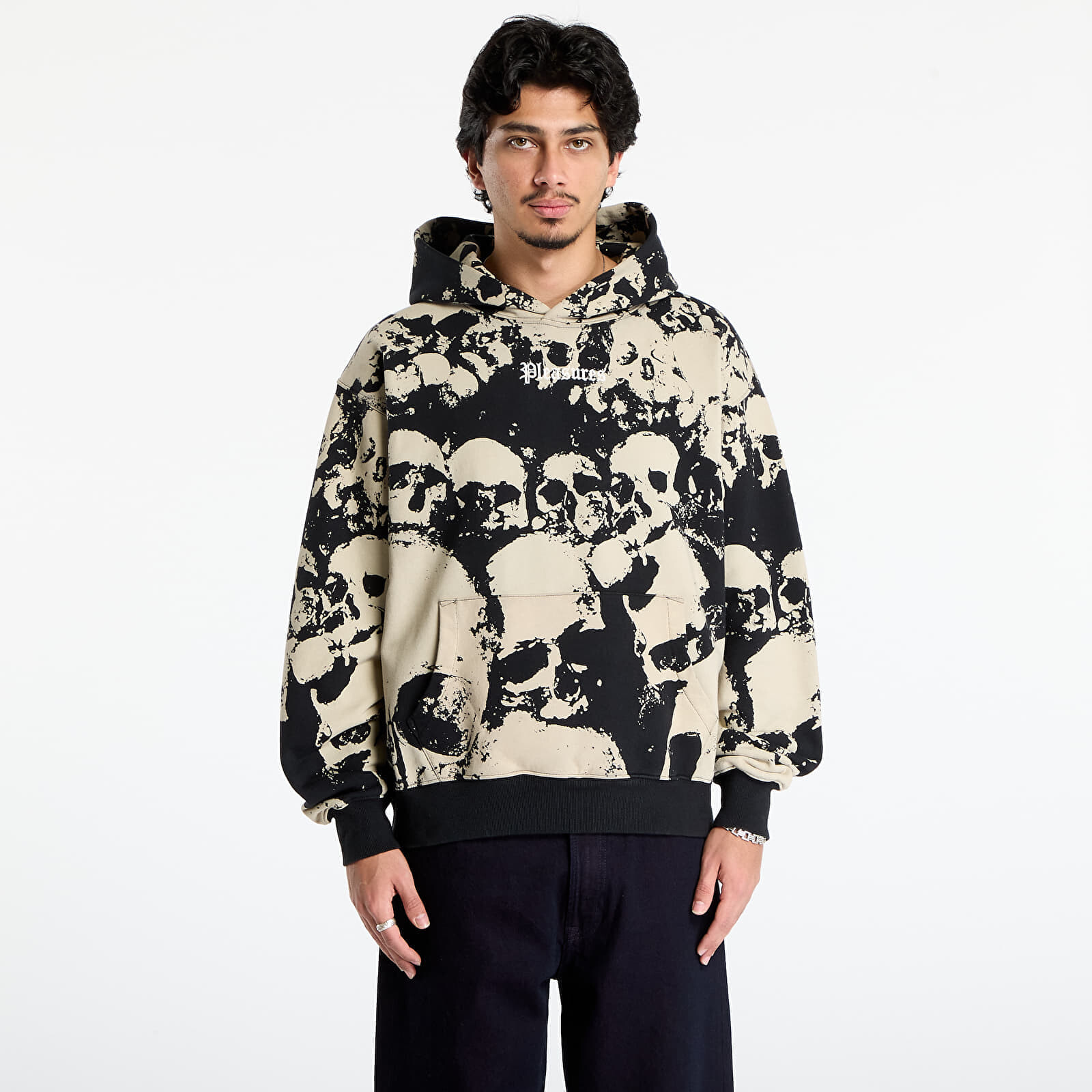 Sweatshirt PLEASURES Despair Hoodie Black L