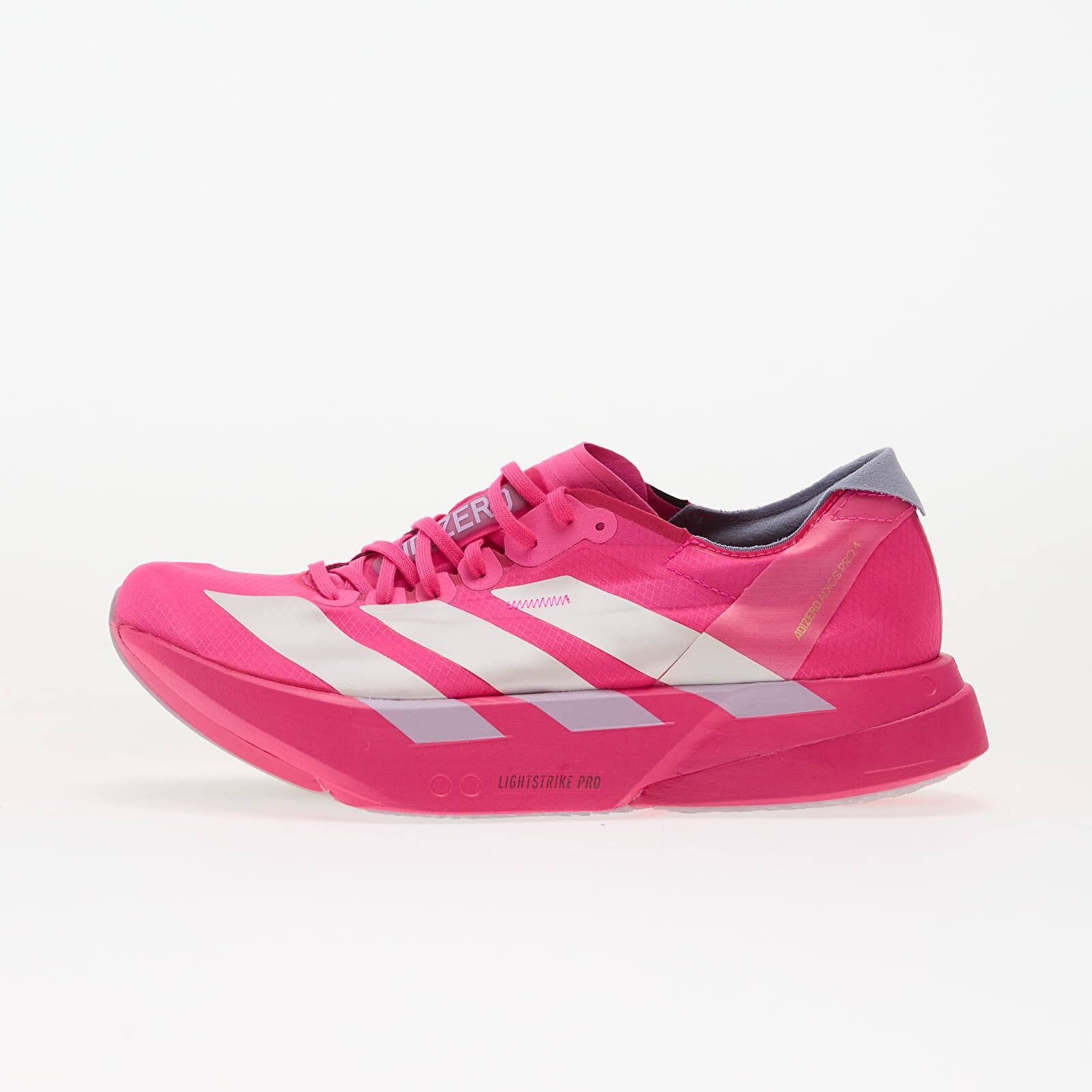 Sneakers adidas Adizero Adios Pro 4 W Shock Pink/ Zero Met./ Aurora Plum UK 4.5