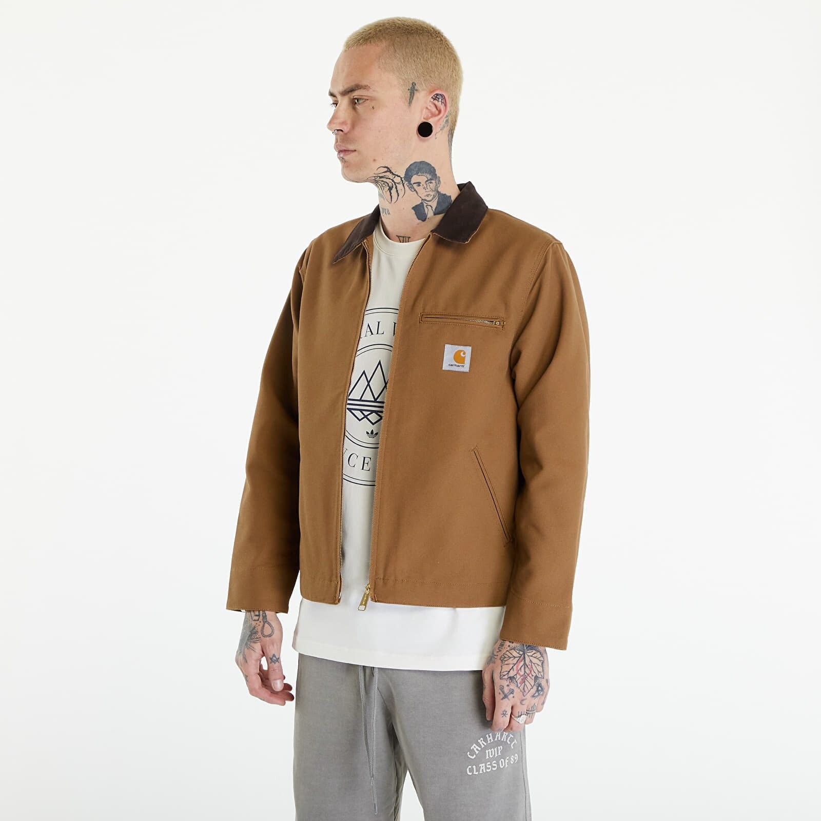 Jacket Carhartt WIP Detroit Jacket UNISEX Hamilton Brown/ Tobacco Rigid S