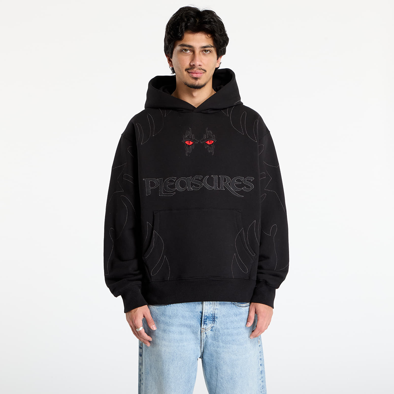 Sweatshirt PLEASURES Afterlife Hoodie Black L