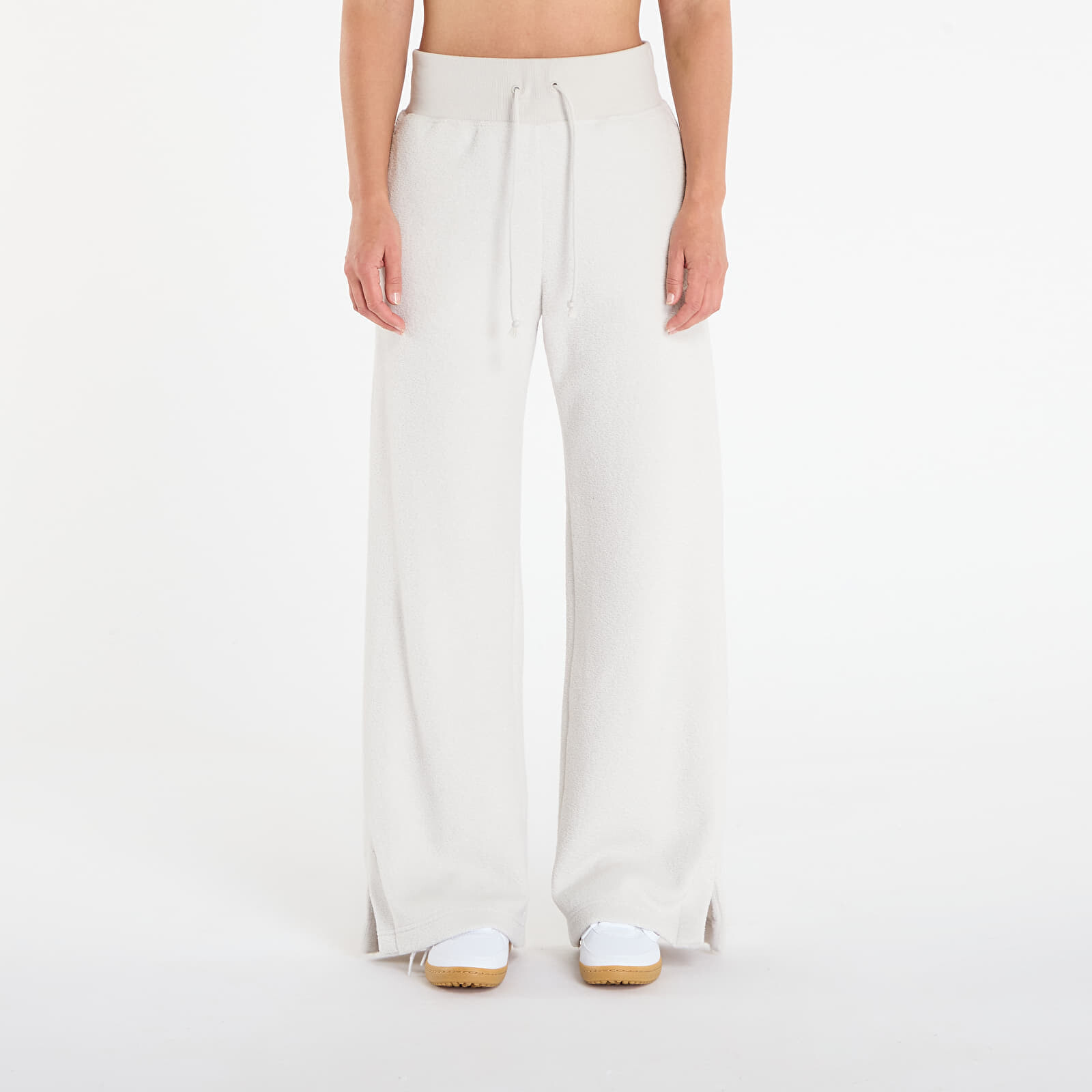 Pants Nike Sportswear Phoenix Plush Women's High-Waisted Wide-Leg Cozy Fleece Pants Light Bone/ Sail S
